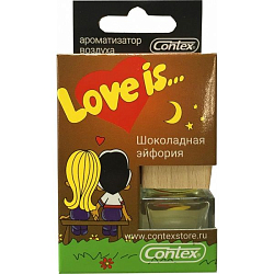 Ароматизатор CONTEX ГЕЛЬ LOVE IS "Шоколадная Эйфория"