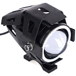 Фара линзовая 12-80V (Ангельские глазки, белый)