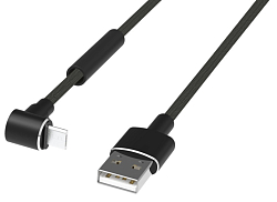 Кабель USB <--> microUSB  1.0м RITMIX RCC-413 GAMING Black