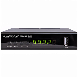 Ресивер DVB-T2 WORLD VISION T644D4