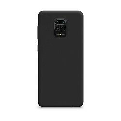 Задняя накладка GRESSO для Xiaomi Redmi Note 9S черный. Коллекция Меридиан