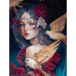 Картина по номерам с подрамником и поталью «Взгляд», 30 х 40 см 9688701