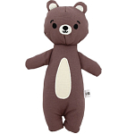 Игрушка для собак с пищалкой «Мишка», 12×25 см, коричневый