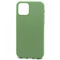 Силиконовый чехол SILICONE CASE NEW ERA для iPhone 12/12 Pro зеленый
