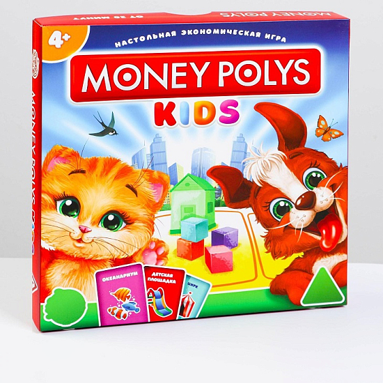 Настольная экономическая игра «MONEY POLYS. Kids», 90 купюр, 4+