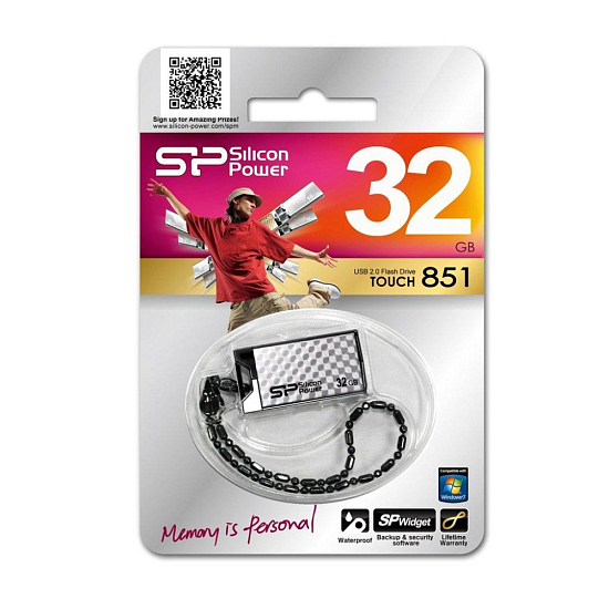 USB 32Gb Silicon Power Touch 851 серебро