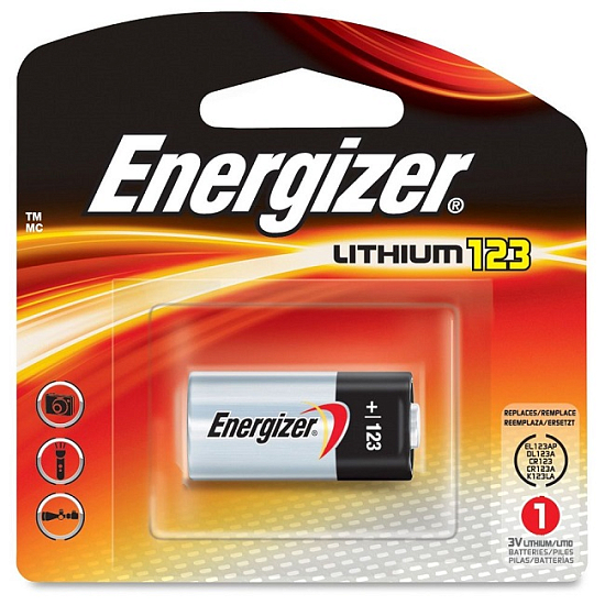 Элемент питания ENERGIZER CR123A BL-1