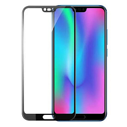 Противоударное стекло 3D NONAME для HUAWEI Honor 10 чёрное