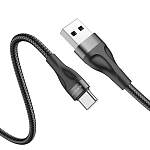 Кабель USB <--> Type-C  1.0м BOROFONE BX61 Source чёрный