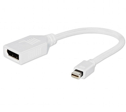 Переходник DisplayPort > miniDisplayPort 0.16м DPF-DPM-001-W белый