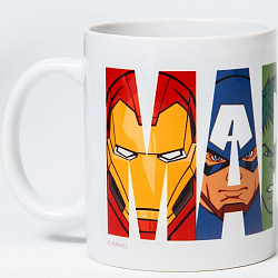Кружка сублимация, 350 мл "Марвел", Мстители 7258245