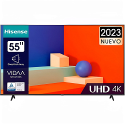 Телевизор Hisense 55A6K 55", черный (Уценка)