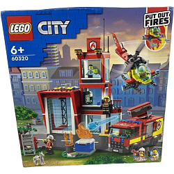Конструктор LEGO City 60320 Пожарная часть (Уценка)