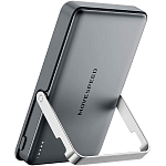 Внешний АКБ Movespeed, Magsafe, 1 USB-C, встроенный кабель, 10000mah (YSPBL10Pro) Gray