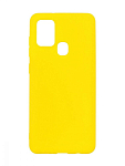 Задняя накладка ZIBELINO Soft Matte для Samsung A21s (A217) (желтый)
