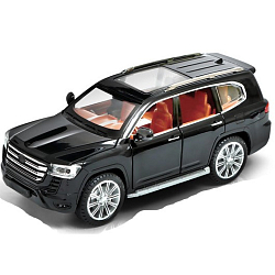 Джип металлический «Люкс», 1:24 инерция,  черный 9483705