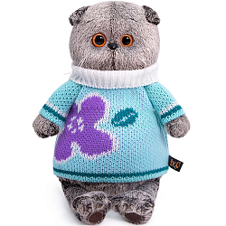 Мягкая игрушка Басик в весеннем свитере, 30 см (Ks30-141)