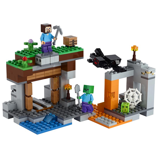 Конструктор LEGO Minecraft 21166 «Заброшенная» шахта