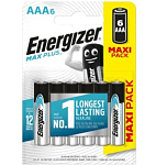Элемент питания ENERGIZER LR03 MAX PLUS BL-6 (72)