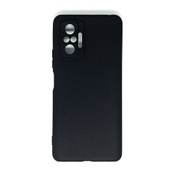 Силиконовый чехол NONAME для Xiaomi Redmi Note 10 Pro матовый, черный