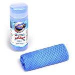 Замша искуственная Grand Caratt 43×32 см, перфорированная в тубе, синяя 3978495