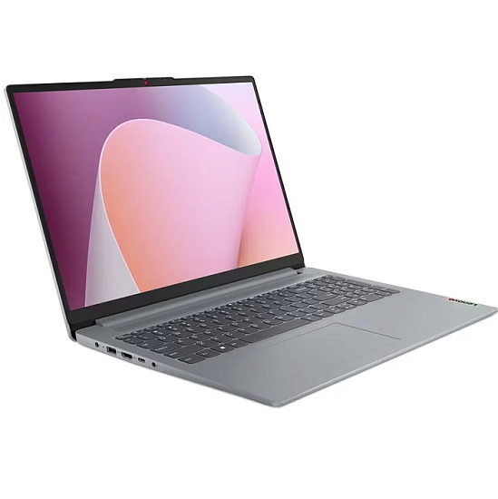 Ноутбук 15.6" Lenovo IdeaPad Slim 3 15ABR8 (AMD Ryzen 5-7430U/ 16 GB/ SSD 512 GB/ DOS) (82XM00DLRK), Серебристый