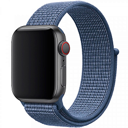 Нейлоновый ремешок  MOBIS для Apple Watch 42mm Темно-синий