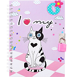 Записная книжка подарочная, 45 листов, Кошка (17,8х13см) 10549435