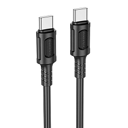 Кабель Type-C <--> Type-C  1.0м BOROFONE BX111 Feliz, черный, PD60Вт