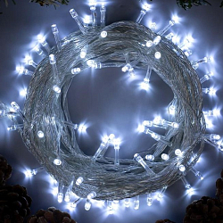 Гирлянда "Нить" 10 м, свечение белое, 8 режимов,IP20
