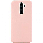 Задняя накладка SILICONE Cover для Xiaomi Redmi NOTE 8 Pro (Розовый песок)