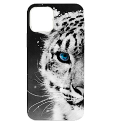 Задняя накладка GRESSO. Коллекция Тигр 2 для iPhone 13 черный