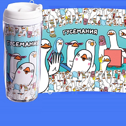 Пазл в термостакане «Гусемания», 80 деталей, 350 мл 10742999
