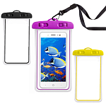 Водонепроницаемый чехол для смартфонов max 6,7" светящийся