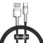 Кабель USB <--> Type-C  1.0м Baseus High current черный, 66W CAKF000101