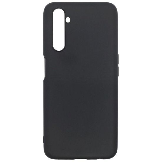Задняя накладка ZIBELINO Plastic Matte для Realme 6/6s черная окантовка