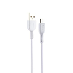 Кабель USB <--> microUSB  3.0м HOCO X20 белый