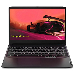 Ноутбук игровой 15.6" Lenovo IdeaPad Gaming 3 15ACH6 (AMD Ryzen 7 5800H/ 16 ГБ/ SSD 512 ГБ/ RTX 3060/ DOS) черный