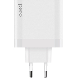 Сетевое ЗУ 1Type-C PERO TC13, белый, PD, 45W