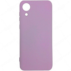Задняя накладка SILICONE COVER для Samsung Galaxy A03 Core лавандовый