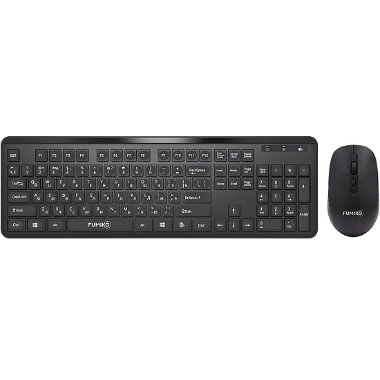 Клавиатура+мышь БП FUMIKO OFFICE SET черный