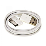 Кабель USB <--> Iphone 4  1.0м белый в техпаке