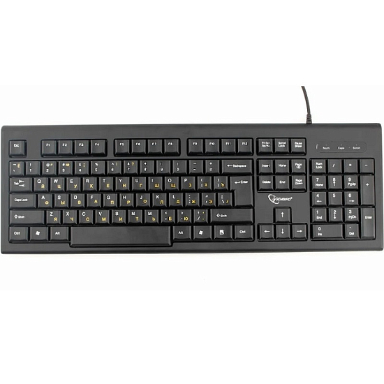 Клавиатура GEMBIRD KB-8354U-BL черная, USB