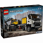 Конструктор LEGO Technic 42175 Грузовик Volvo FMX и электрический экскаватор EC230