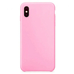 Силиконовый чехол SILICONE CASE NEW ERA для iPhone XS Max розовый