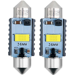 Лампа светодиодная AVS SV055 T11/белый/ (SV8,5) series PRO light CANBUS CSP 3570 36мм 12-24V., блистер 2 шт