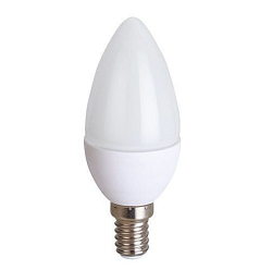 Лампа светодиодная ECOLA candle Premium 8W/4000K/E14 свеча (композит) 100x37 (10/100)