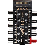 Разветвитель кулеров для пк /PWM хаб для вентиляторов 4 pin (10+1 SATA)