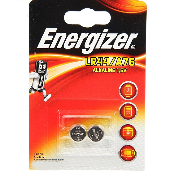 Элемент питания ENERGIZER AG13 (SR44SW) LR44/A76 BL-2