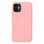 Задняя накладка SILICONE CASE для iPhone 12 mini розовый (не оригинал)